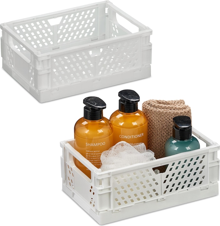 Immagine prodotto Relaxdays 2x scatola pieghevole (25 x 16,5 x 10 cm, 3.33 l)