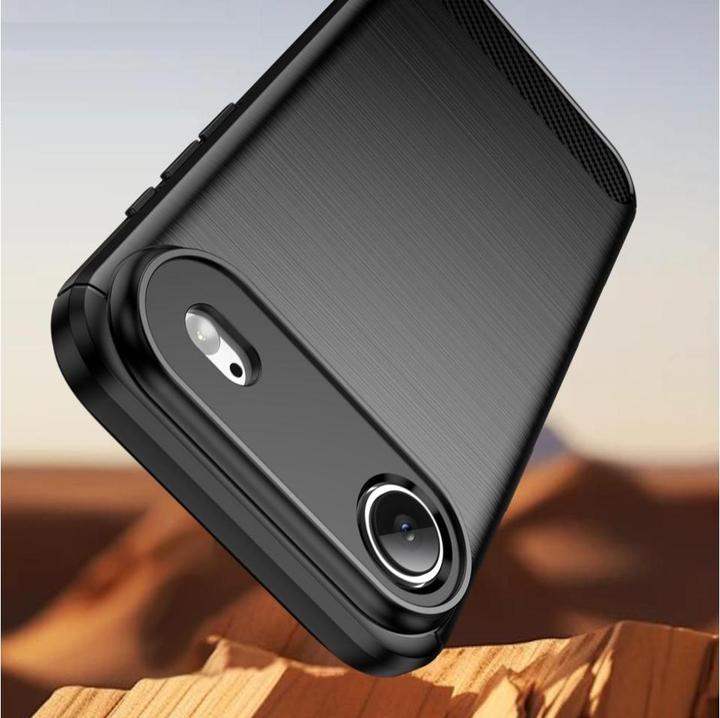 Immagine prodotto Screenguard Carbon Brushed Soft TPU Hülle (Apple iPhone Air)