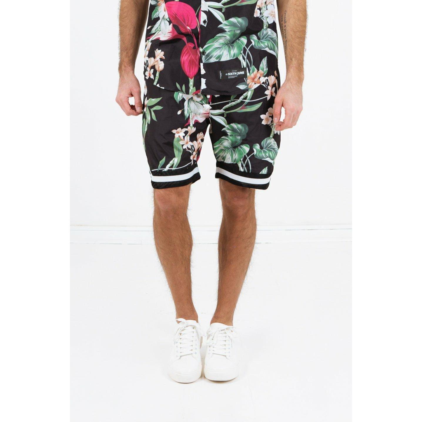 Sixth June, Herren, Shorts, hort ixth june tropical, Schwarz, (S)
