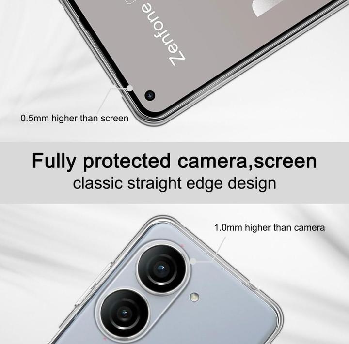 Actual product image Screenguard Asus Zenfone 10 Flexible TPU Clear Case (Asus Zenfone 10)