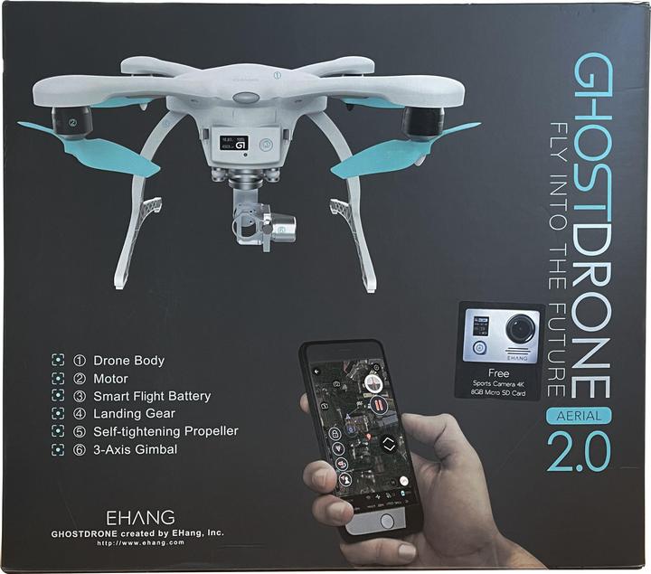 Produktbild Ehang Ghostdrone 2.0 Aerial Drone with 4K Action Camera GARS200
