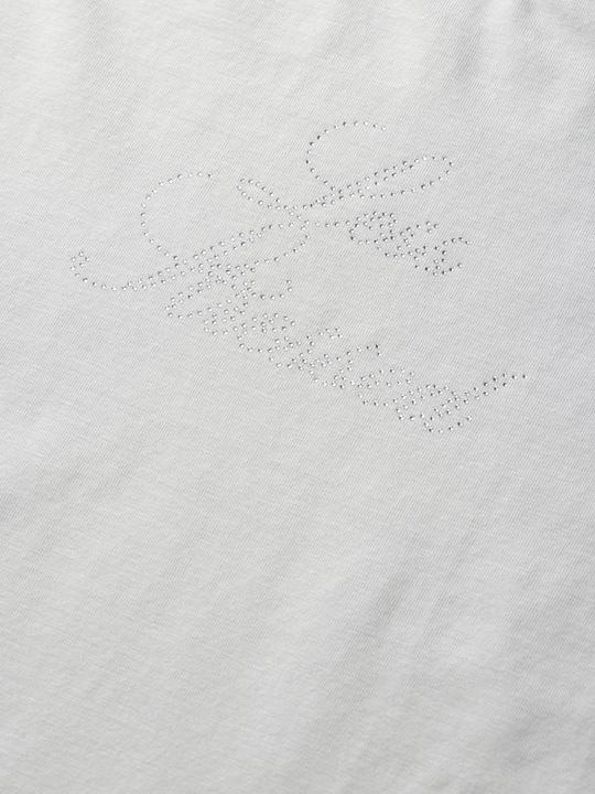 Actual product image JJXX Jxgigi Str Ss Rhinestone Tee Jrs Ln (S)