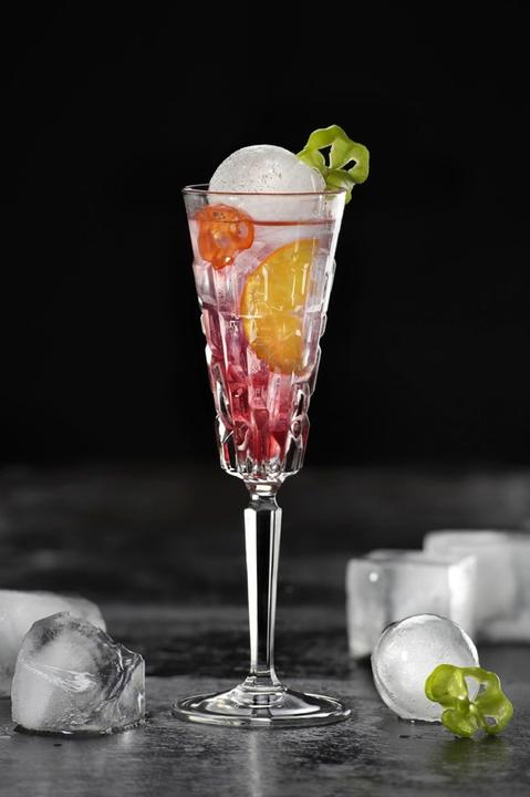 Actual product image Rcr ETNA FLUTE GOBLET 27437020006 (19 cl, 6 Glasses, Champagne glasses)