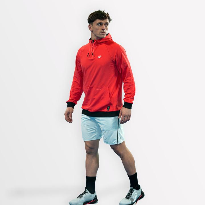 Actual product image Kuikma Herren Padel Kapuzenpullover - Pro Maxi Sanchez rot (L)
