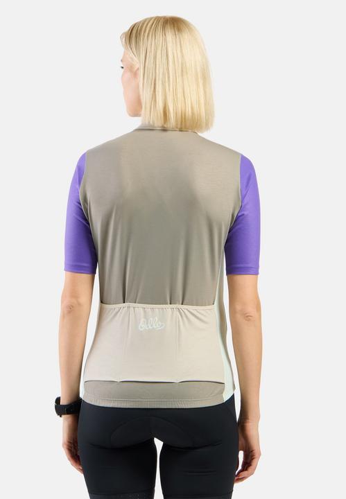 Image du produit Odlo Women's Essential Heritage Print Shirt S/S FZ (L)