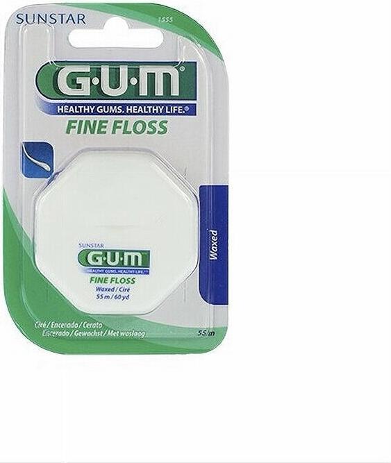 Produktbild GUM SUNSTAR Zahnseide 55m fein waxed (55 m)