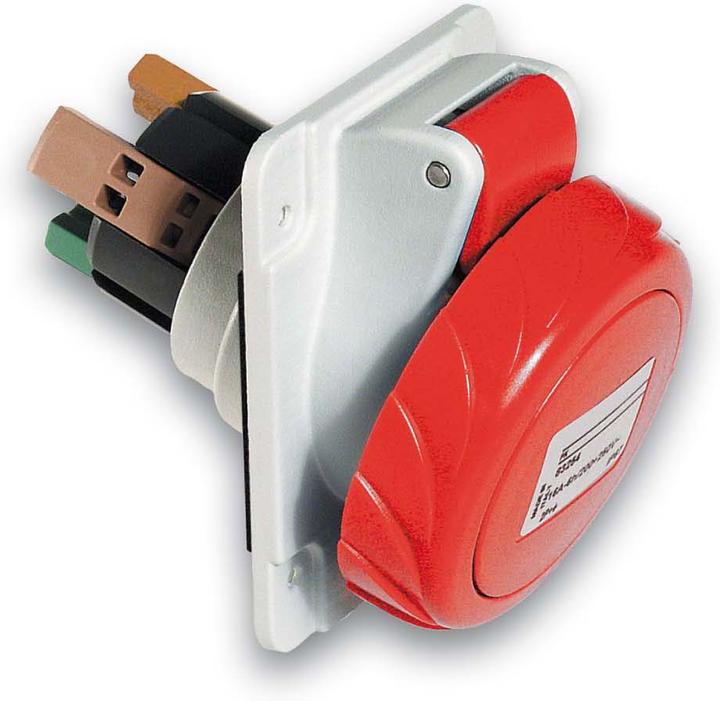 Actual product image Schneider Electric SE PKY16F735 CEE surface-mounted socket outlet IP67 16A 400V 5p