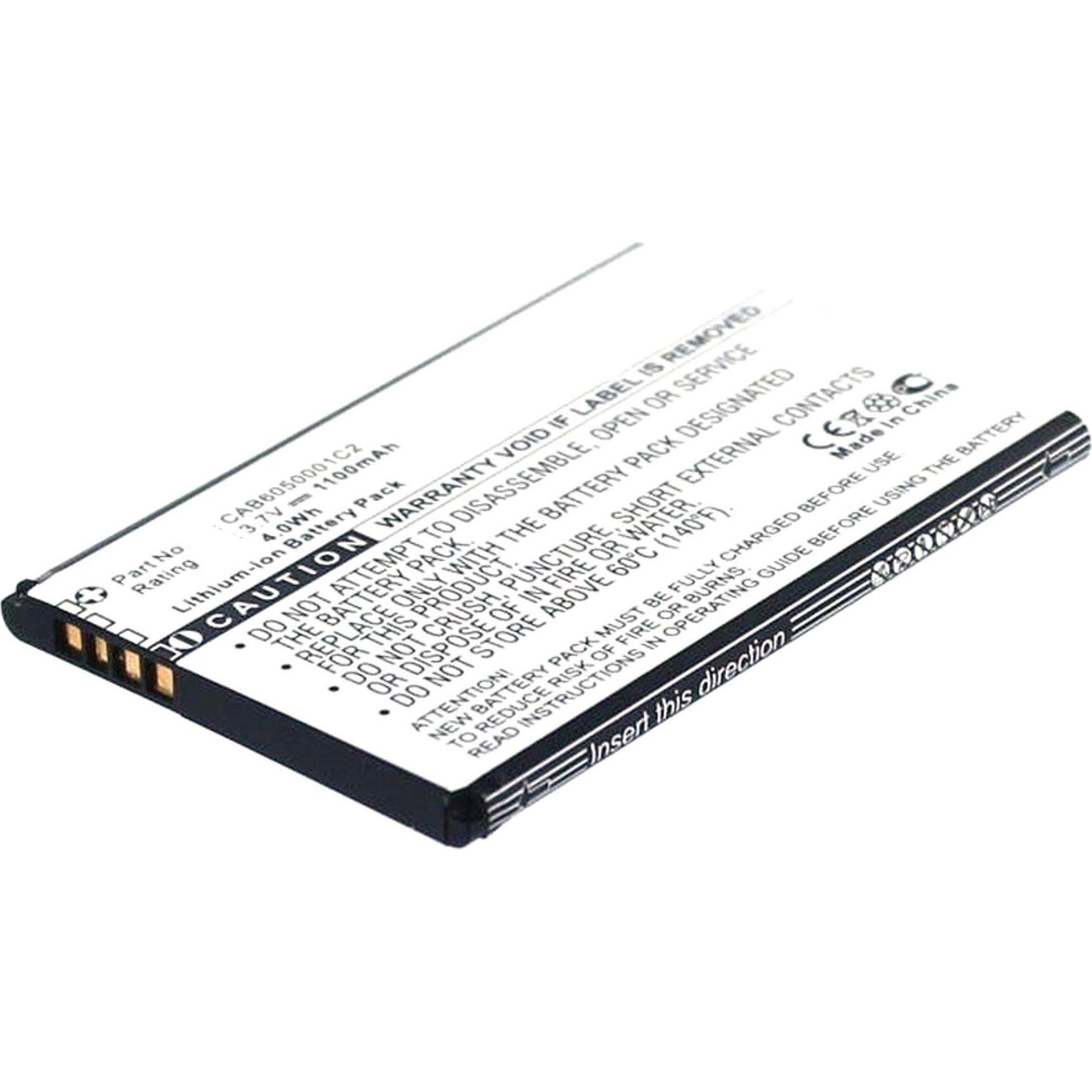 AGI 8317 - Batterie/Akku - Schwarz - Lithium-Ion (Li-Ion) - 1100 mAh - 3,7 V - 65 mm, Smartphone Akku
