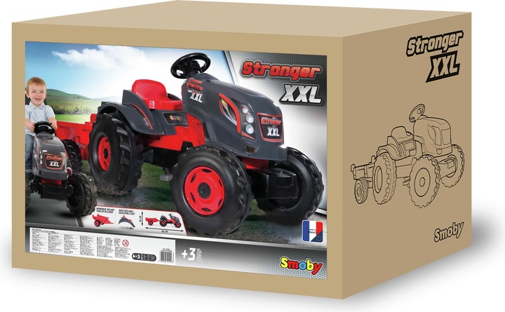 Produktbild Smoby Stronger XXL Traktor mit Anhänger