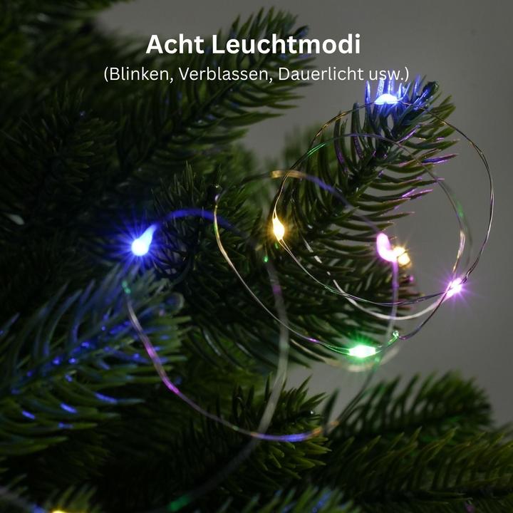 Produktbild Hermex LED Kupferdraht-Lichterkette 5m Weihnachtslichterkette Deko-Lichter (5 m)