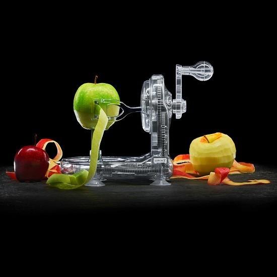 Actual product image Lurch Apple peeler stone grey