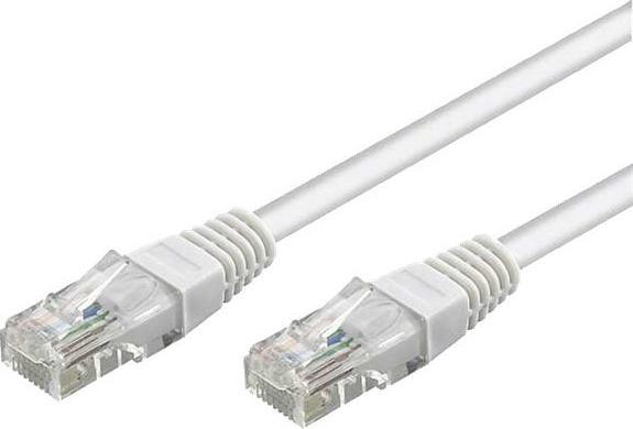 Produktbild Goobay CAT 5e Patchkabel, U/UTP, Weiss, 3 m (U/UTP, CAT5e, 3 m)