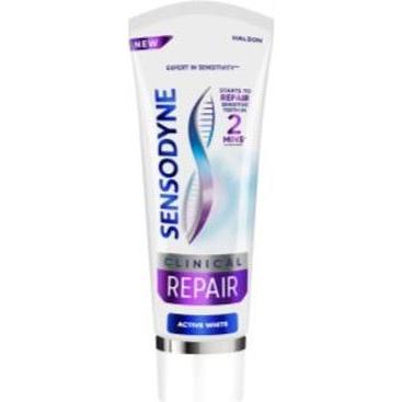 Sensodyne Clinical Repair Active White Zahnpasta 2x75 ml