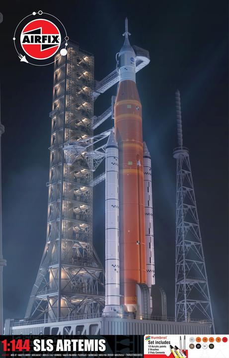 Actual product image Airfix SLS Artemis Gift Set