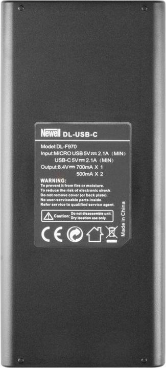Image du produit Newell Batterie identique à la NP-F770 avec double chargeur USB-C pour Sony (Batterie de l'appareil photo)