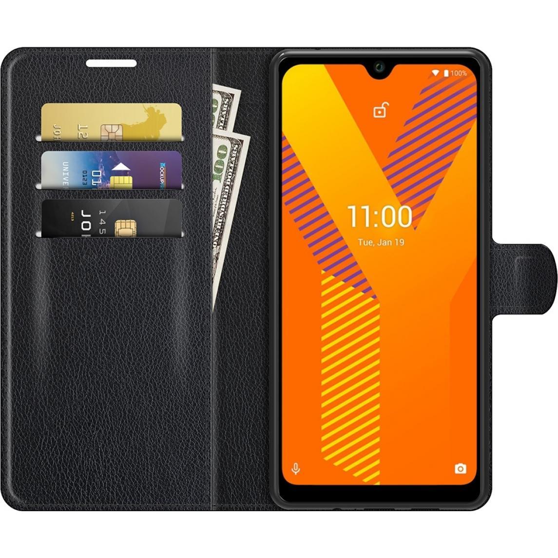 Thumbnail - Screenguard Wiko Y62 Leather Guard Lederhülle (Wiko Y62), Smartphone Hülle, Schwarz