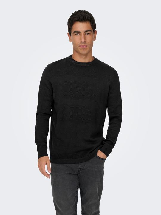 Actual product image Only & Sons Onsmalik Reg 12 Pinaple Crew Knit (M)