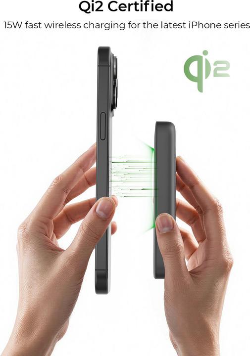 Actual product image Aukey Mag Fusion Slim (10000 mAh, 20 W, 36 Wh)