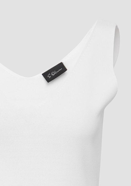 Produktbild s.Oliver Strickpullunder Ärmelloses Feinstrick-Top im Slim Fit (44)