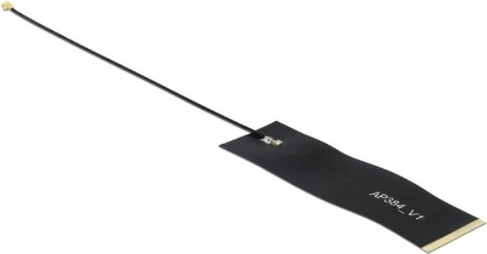 Produktbild Delock LoRa/MHF Antenne, SMA-Stecker, schwarz (Lora, GSM, 5G, 3G)
