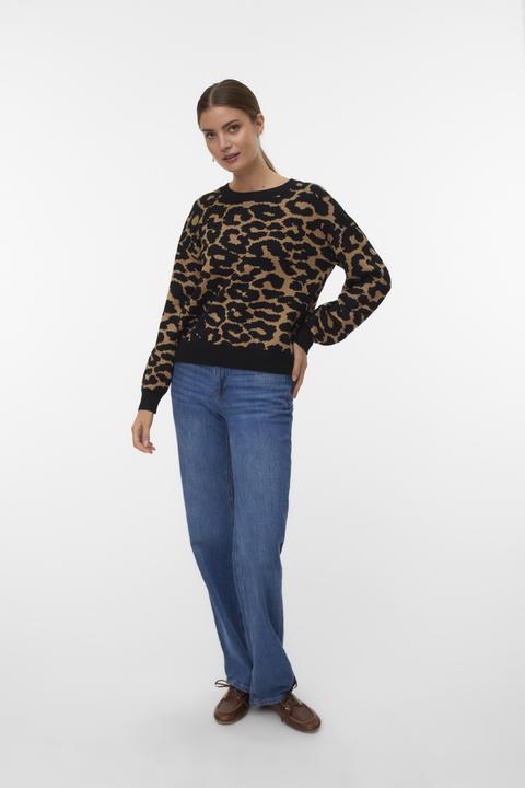 Immagine prodotto Vero Moda Vmsiljeanimal Ls O-Nck Pullover Ga Noos (L)