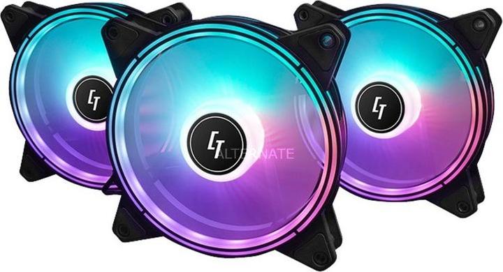 Actual product image Chieftec Fan Chieftronic ARGB fan set (120 mm, 3x)