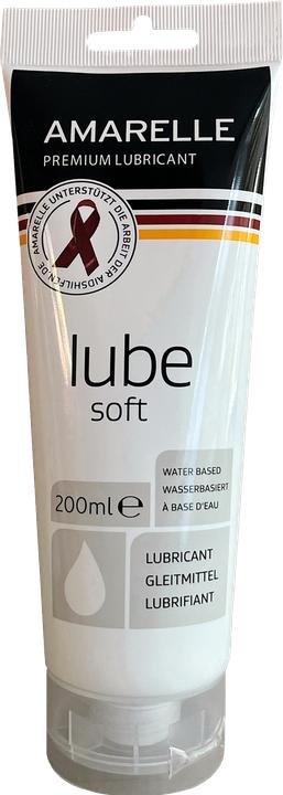 Produktbild Amarelle Lube Soft Gleitgel 200ml wasserlöslich vegan pH neutral nicht klebend für Kondome geeignet (200 ml)