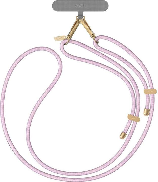 Produktbild Uniq Coehl Laurel uniwersalna smycz do telefonu liliowy/misty mauve