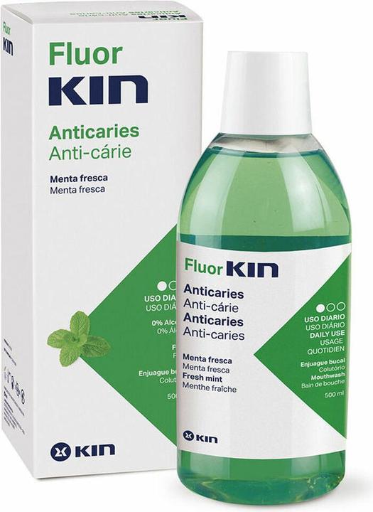 Immagine prodotto KIN Igiene Collutorio FluorAnticaries 500ml (500 ml, Collutorio)