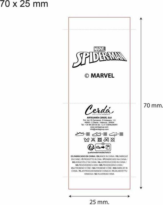 Image du produit Spiderman Spider-Man Hausschuhe Blau (24)