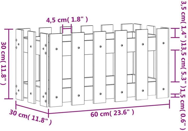 Produktbild vidaXL Pflanzkübel