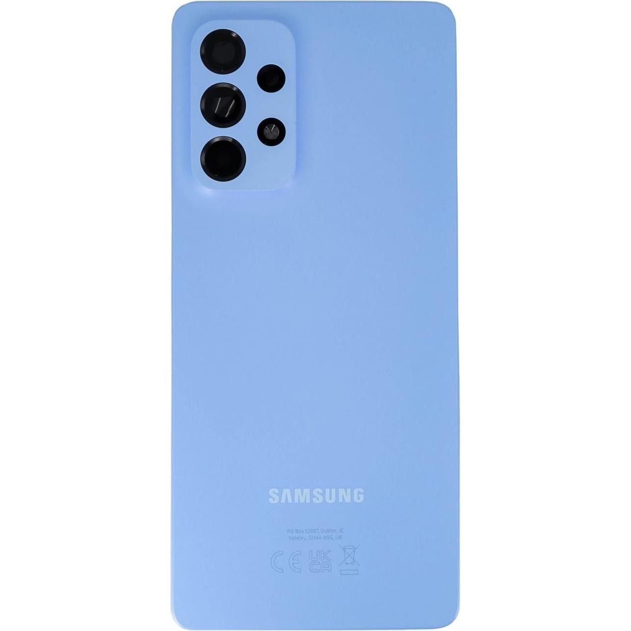 Samsung A536B Galaxy A53 5G Back Cover Awesome Blue (Service Pack) (Galaxy A53 5G), Mobilgerät Ersatzteile, Blau