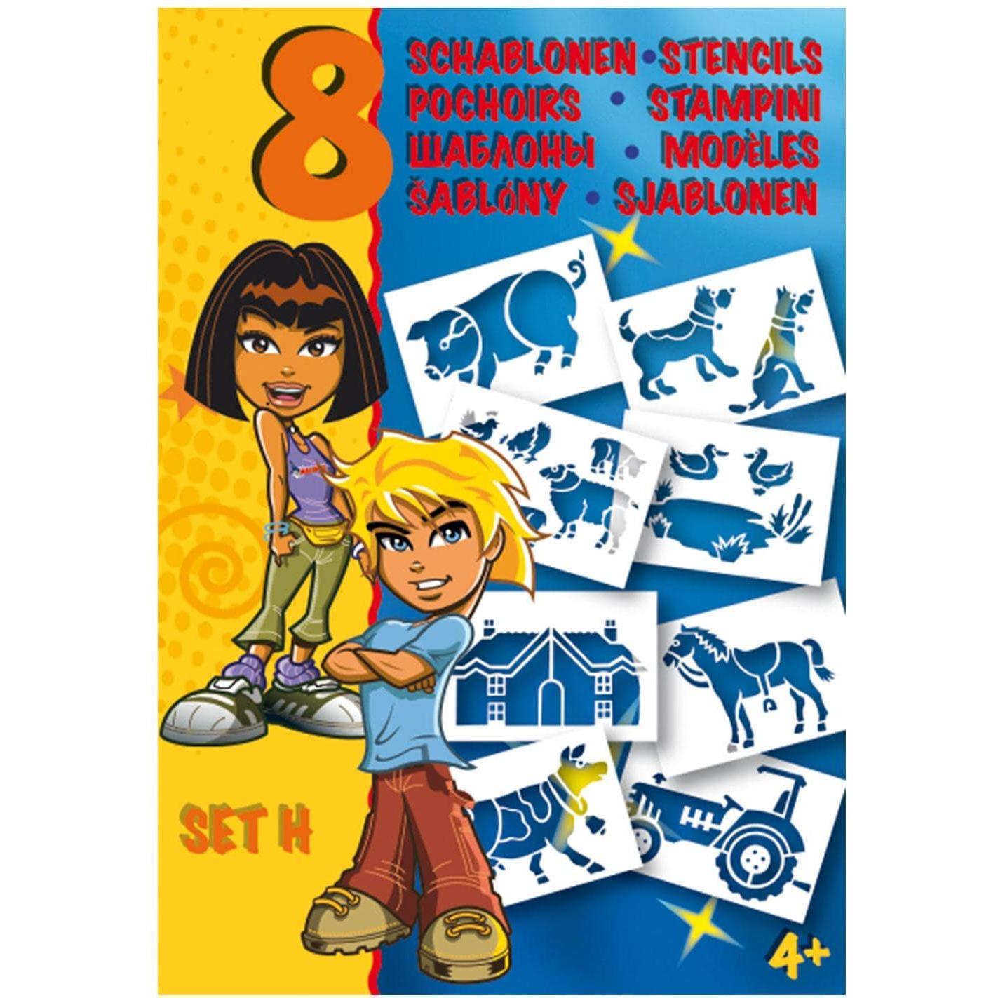 Malinos Schablonen Set H Bauernhof