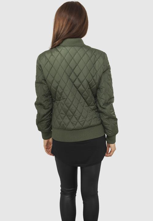 Actual product image Urban Classics Ladies Diamond Quilt Nylon Jacket (M)