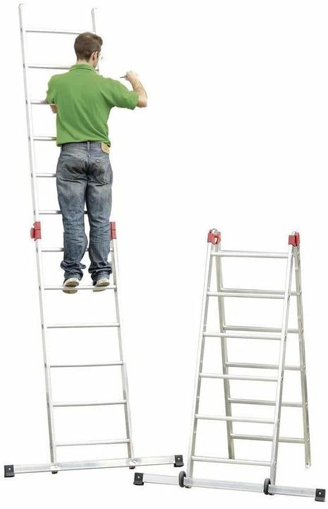 Actual product image Hailo 1-2-3 500 combi (Platform ladder, 170 cm)