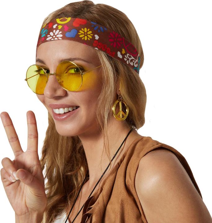 Image du produit tectake Déguisement hippie pour femme (L)