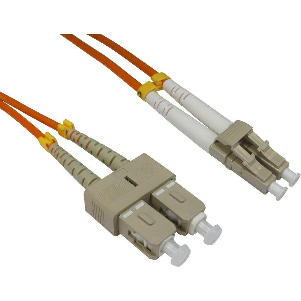 Cables Direct CDL 10m OM2 Fibre Cable LC - SC, Audio Kabel
