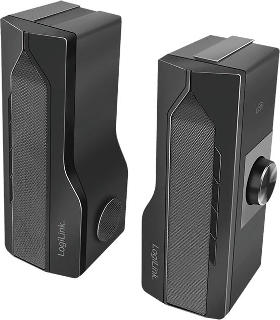 Immagine prodotto LogiLink Soundbar mobile con luce per feste, sistema audio da gioco 2 in 1 (6 W, Canale 2.0)