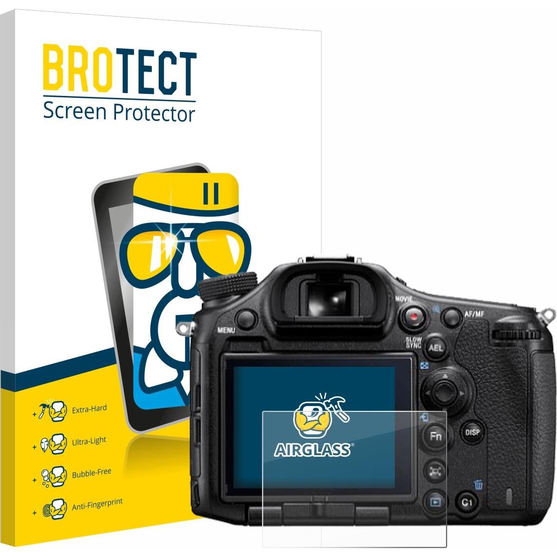 BROTECT AirGlass Panzerglasfolie (Displayschutz, Alpha 99), Kameraschutz