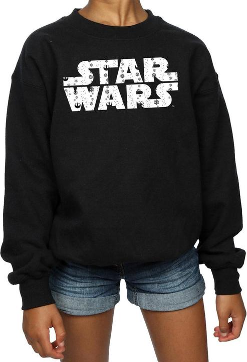Produktbild Star Wars Christmas Logo Sweatshirt Mädchen (128)