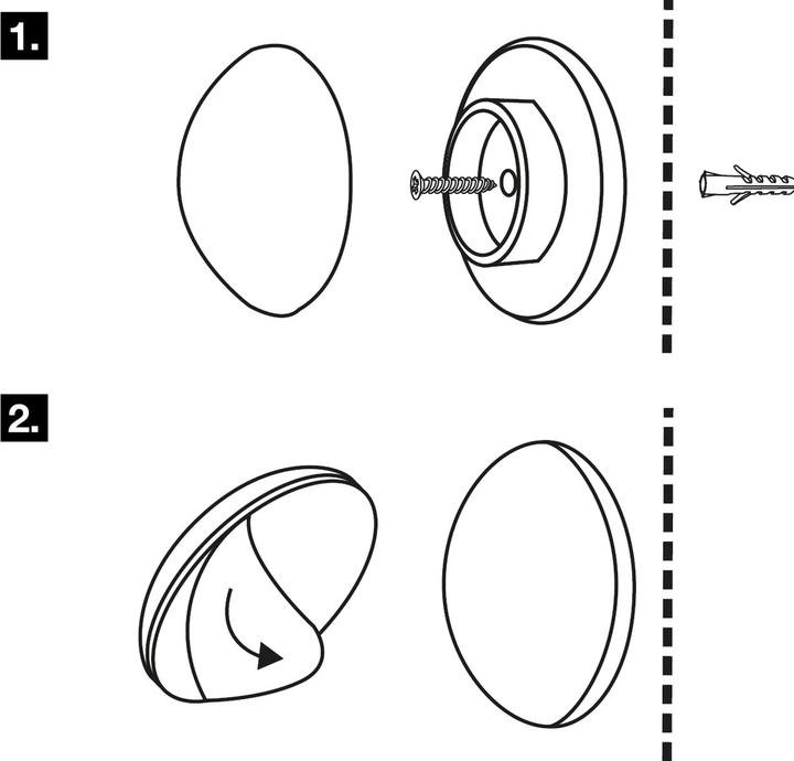Actual product image Wagner System Wall door buffer (2 pcs.)