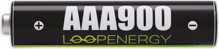 Actual product image Verico LoopEnergy Li-Ion battery AAA900, USB-C, 2-pack retail (2 pcs., AAA, 600 mAh)