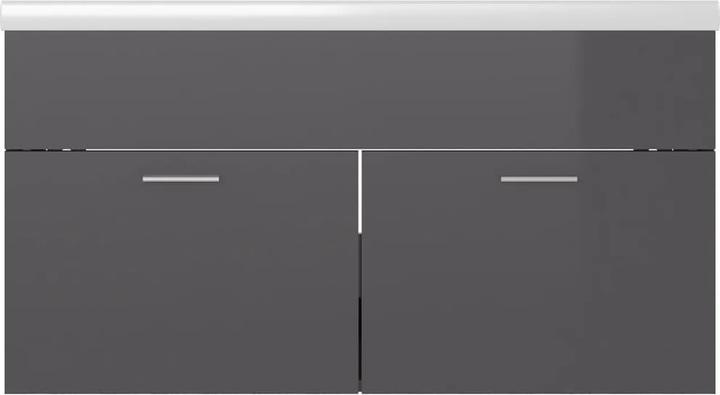 Actual product image vidaXL Waschbeckenunterschrank mit Waschbecken