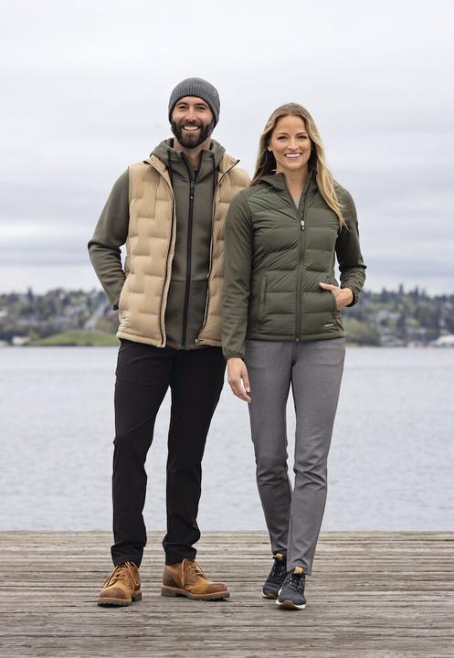 Produktbild Cutter & Buck Oak Harbor Dames Jas Donkergroen - maat S (S)