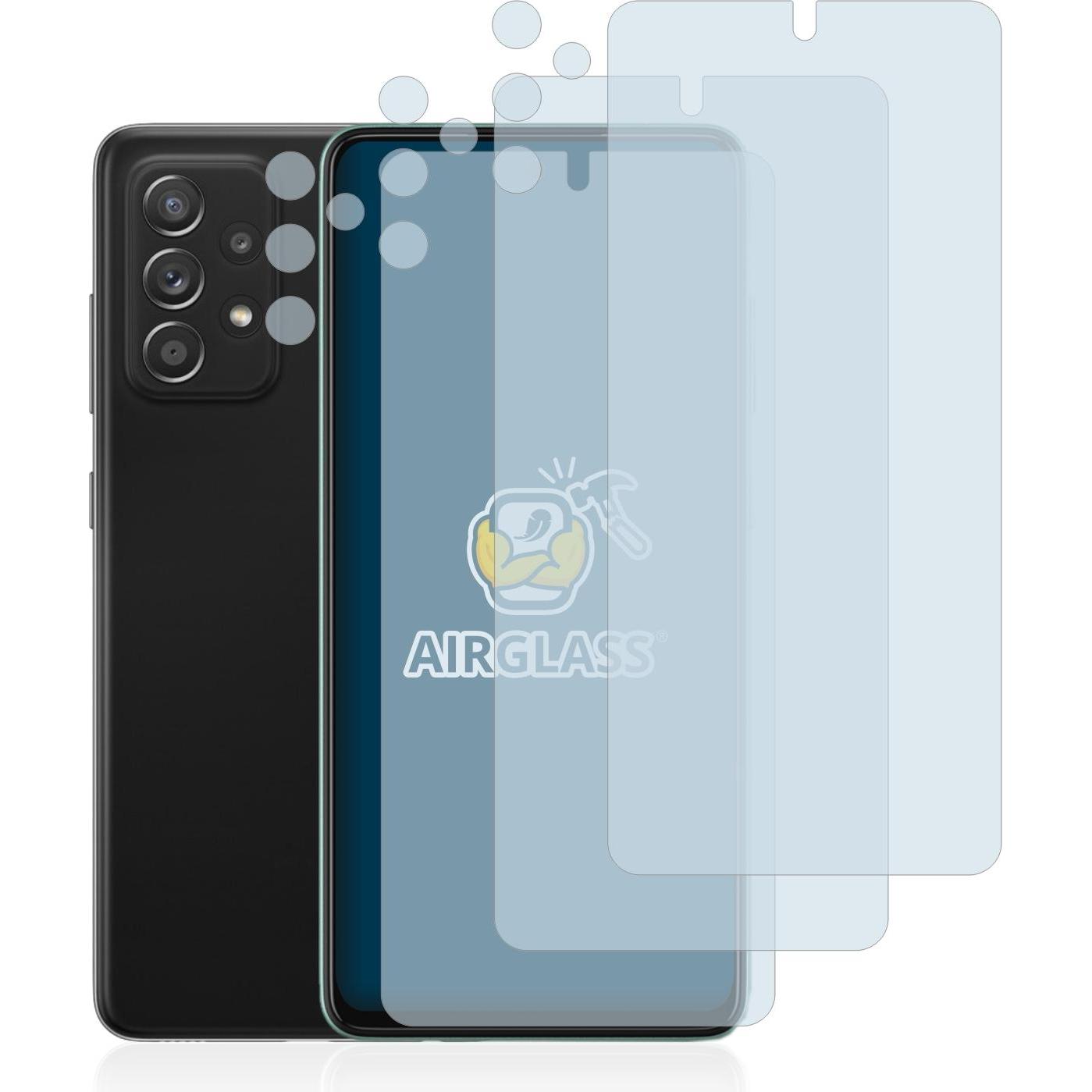 Thumbnail - BROTECT AirGlass Panzerglasfolie (3 Stück, Samsung Galaxy A52s 5G), Smartphone Schutzfolie, Transparent