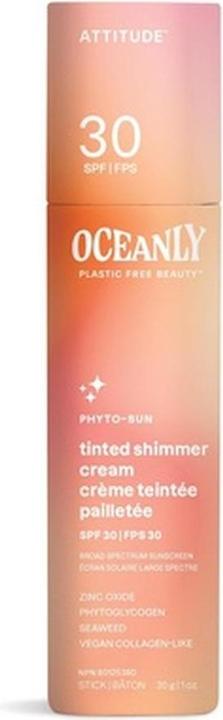 Actual product image Attitude - Tinted Shimmer Cream SPF 30 (Tinted Shimmer Cream) 30 g (Sun cream face, SPF 30)