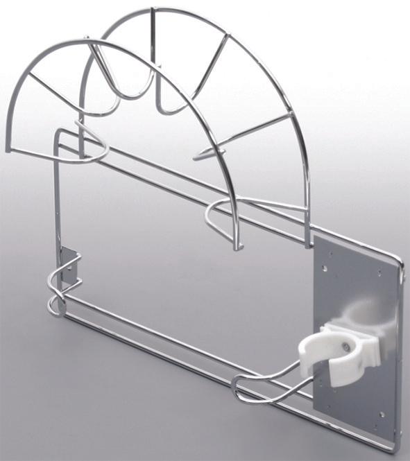OK-Line Draht-Schlauchhalter weiss (1 Stk.)