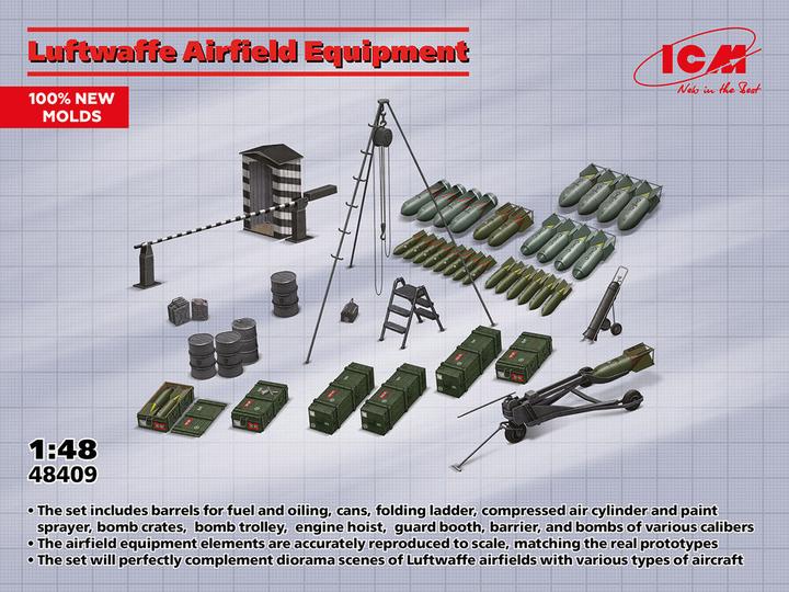 Image du produit ICM LW Airfield Equipment (100% new molds)