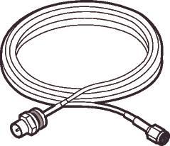 Actual product image LK IHC Control® antenna cable 10 m. 50 Ohms cable monteret med SMA konnektorer