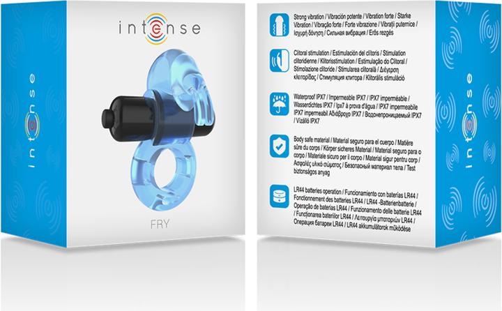 Produktbild Intense Fry Rechargeable And Vibrating Ring Blue (7 cm)